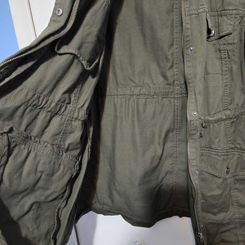 Torrid Olive and Gray Utility Jacket - Picture 5 of 7